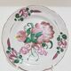 Decorative plate St. Clement, hand-painted ceramic, France, 19th century