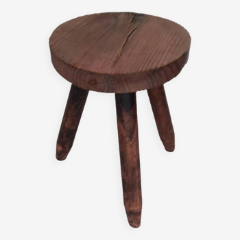 Brutalist style tripod stool