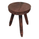 Tabouret tripode style brutaliste