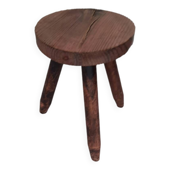Brutalist style tripod stool