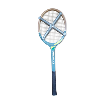 Vintage donnay racket with iron protection