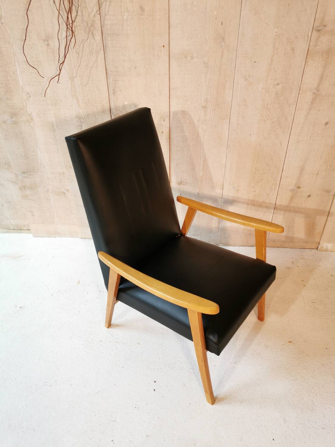 Fauteuil en skaï