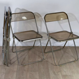 4 Plia chairs by Giancarlo Piretti for Castelli