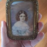 Miniature portrait signed Moritz Dallinger
