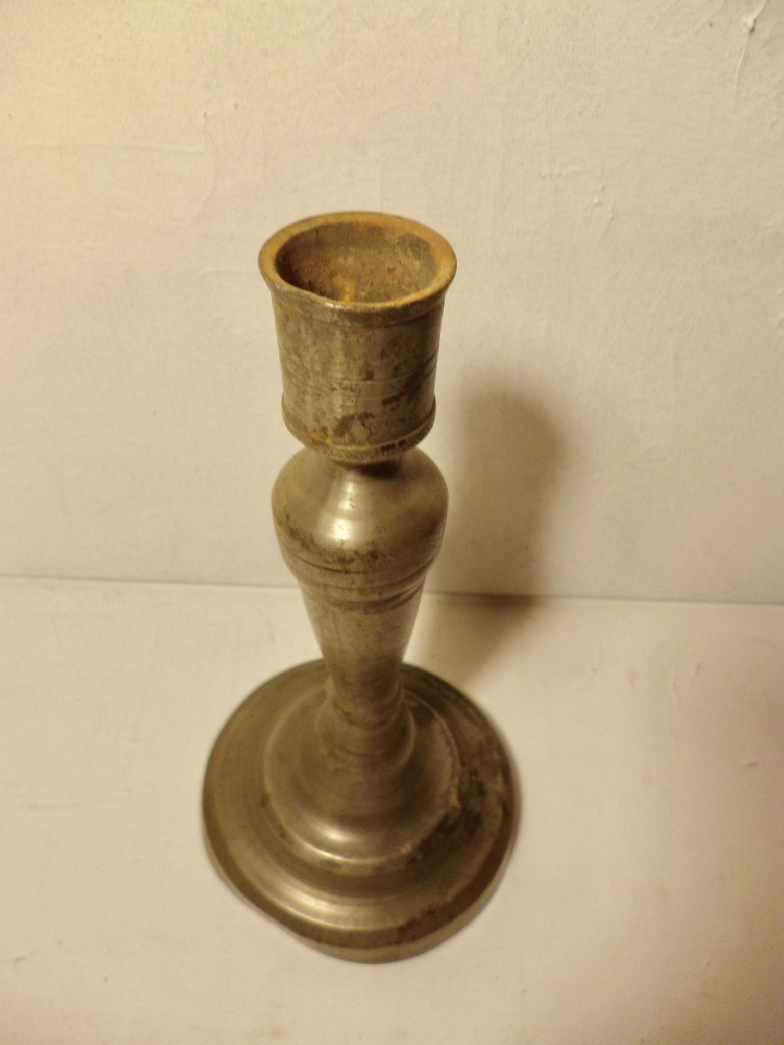 Tin candlesticks