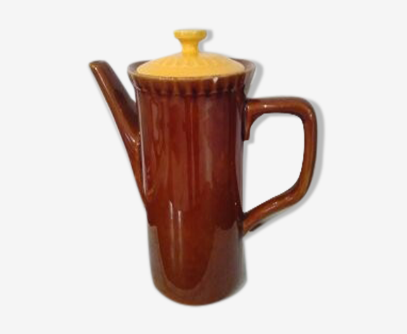 Cafetière céramique Digoin Sarreguemines signature avant 1919