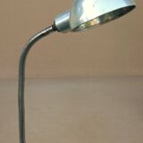 Lampe jumo d'atelier usine articulée par flexible alu vintage ancienne old lamp
