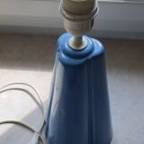 Blue Art Deco style lamp base.