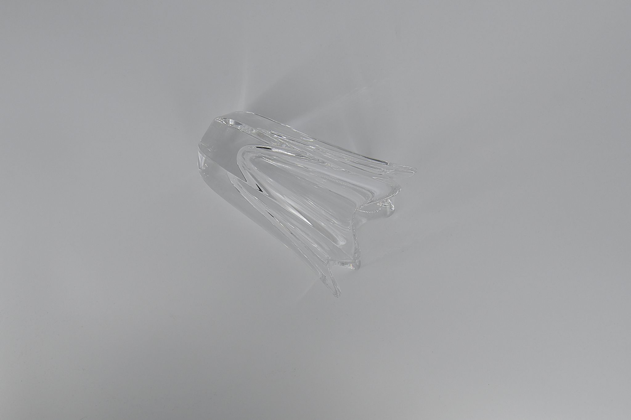 Vintage Scandinavian Crystal Vase Tulip by Jan Johansson for Orrefors, 1970s
