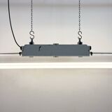 Industrial Grey Tube Light from Elektrosvit, 1970s