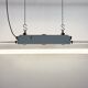 Industrial Grey Tube Light from Elektrosvit, 1970s