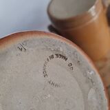 Set of 4 stoneware grease pots