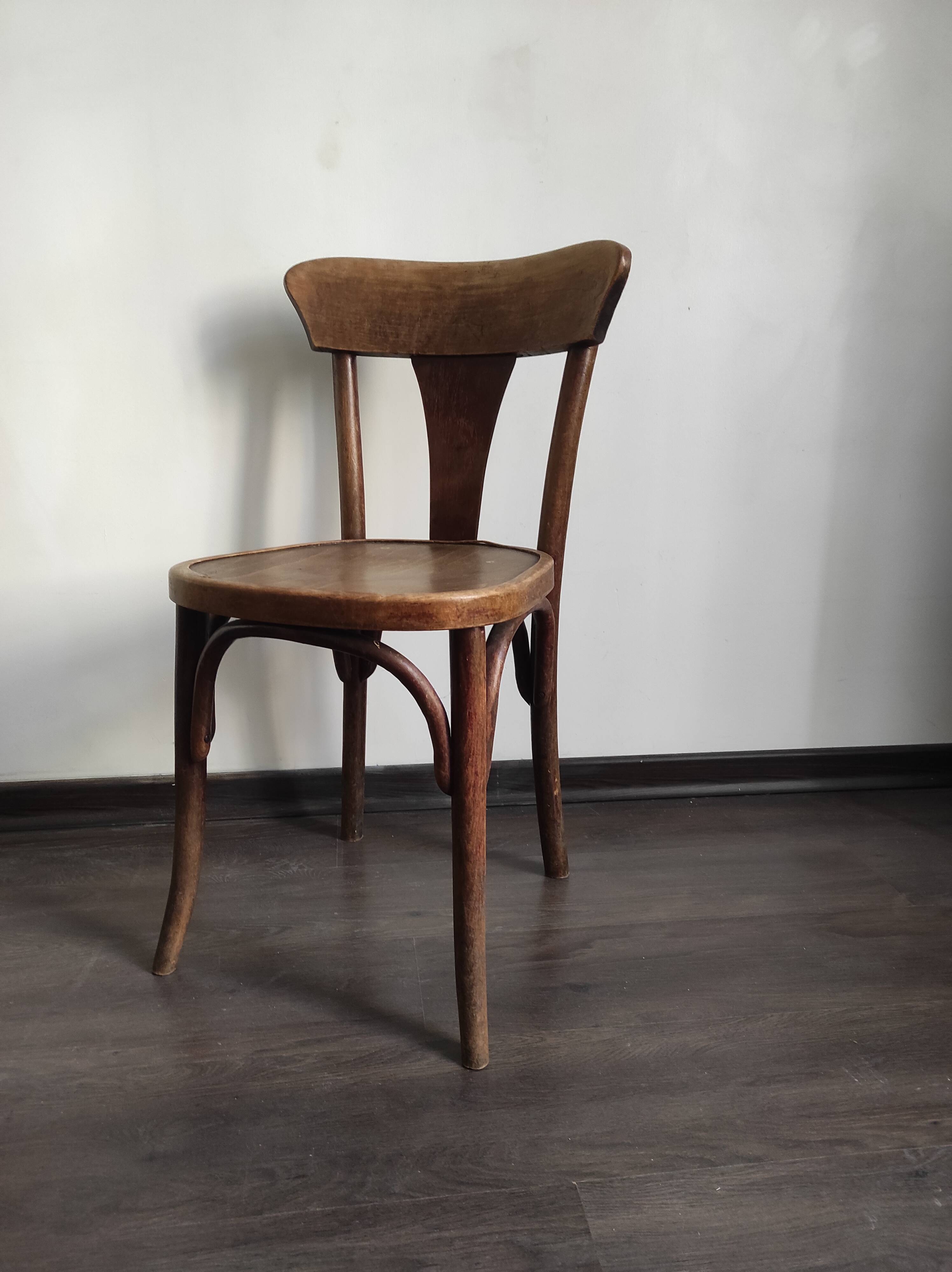 Classic wooden bistro chair