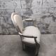 Lot de 2 fauteuils médaillon style Louis XVI