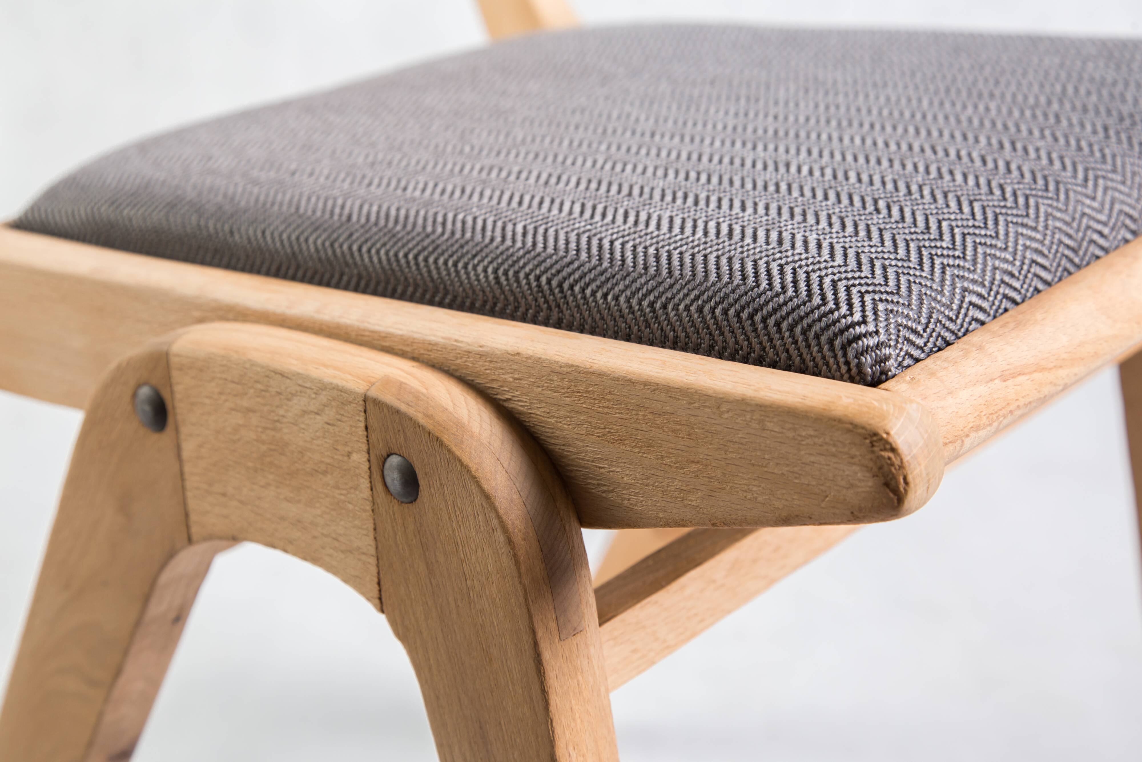 Set of 4 bumerang chairs from 1960s.