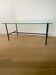 Table basse en verre Pierre Guariche