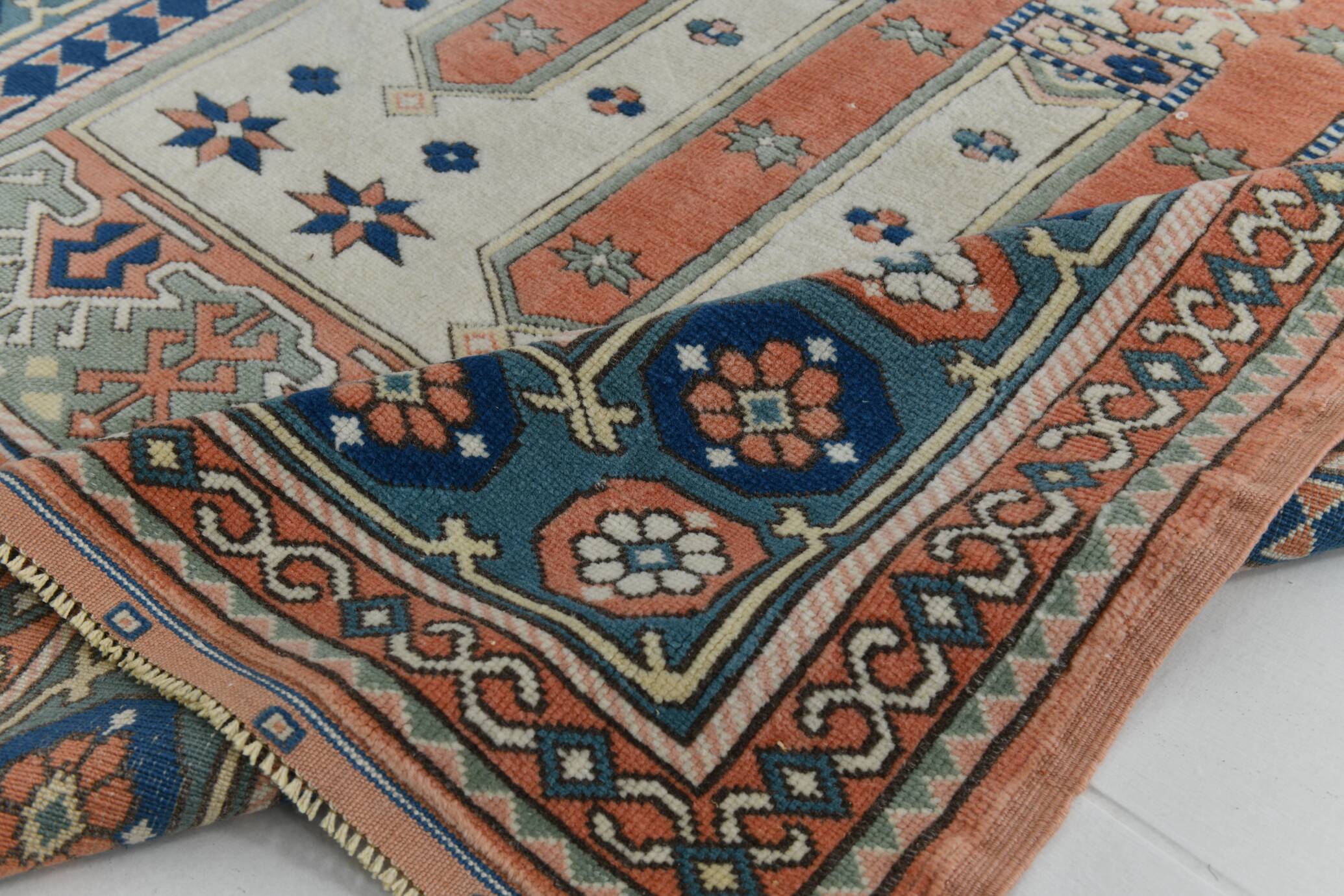 5x7 Blue & Copper Classic Persian Rug, 166x209Cm