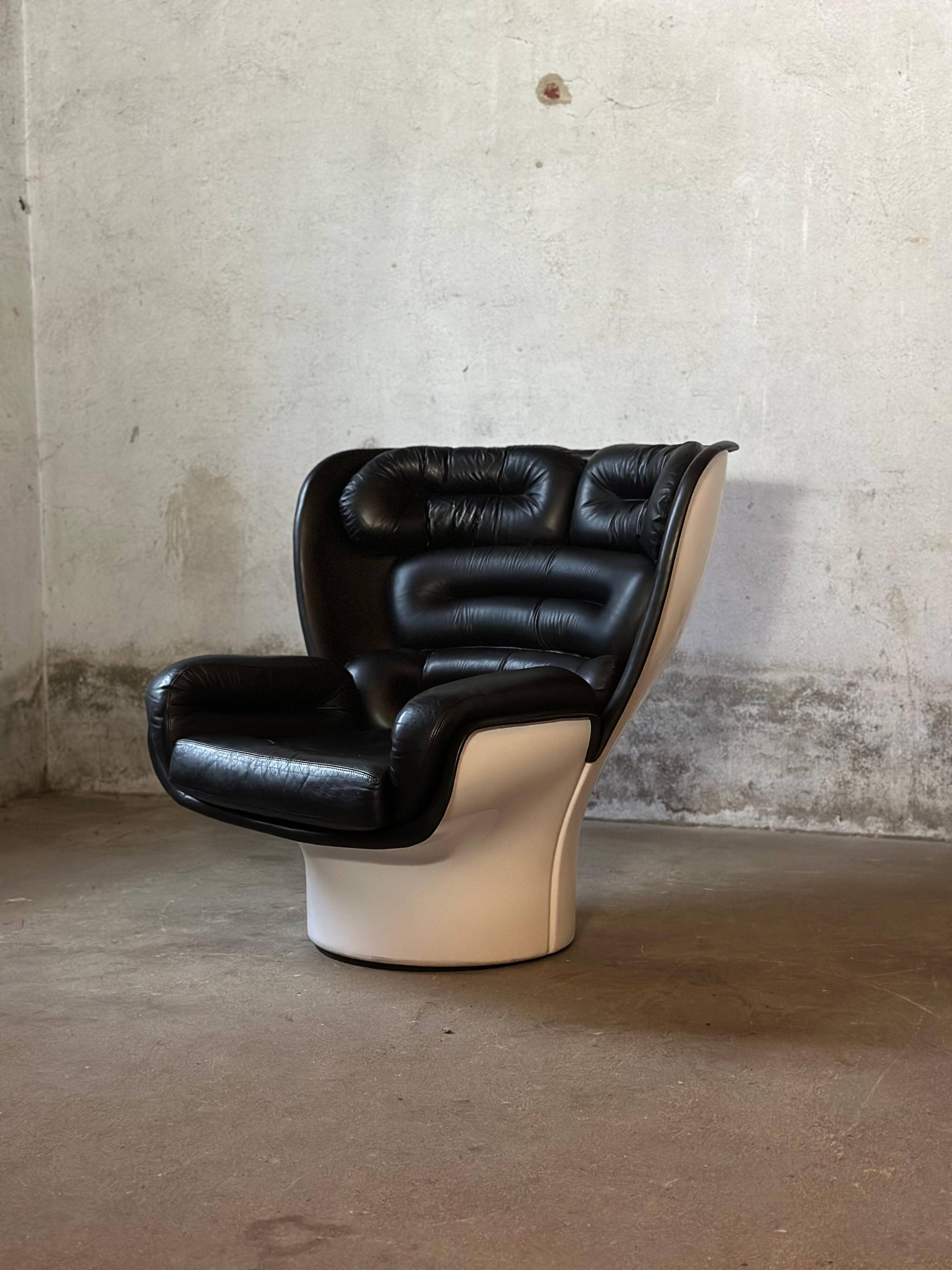 Original 1st editie Joe Colombo Elda Chair in Topstaat!