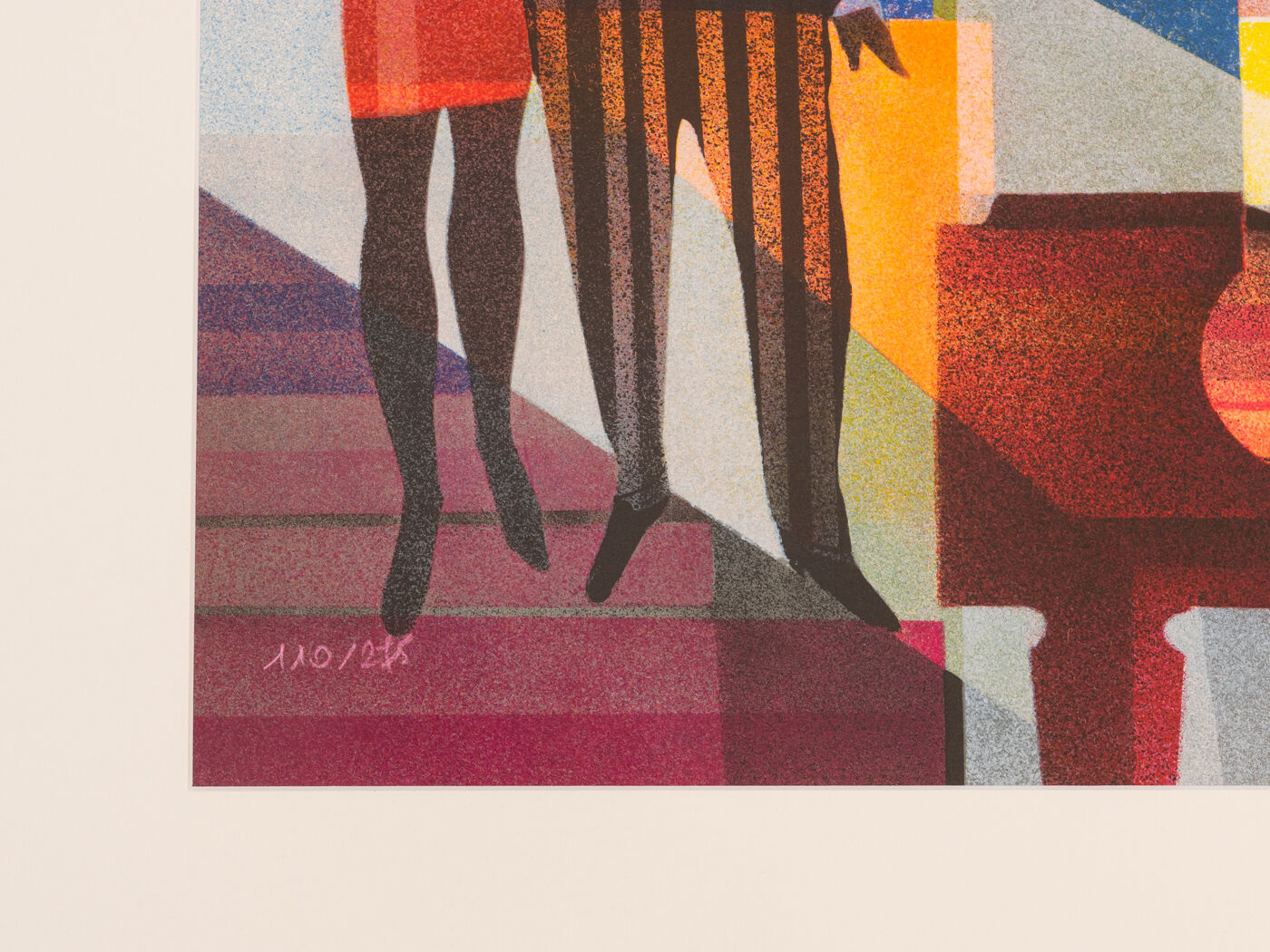 Club Night, Screen Printing on thick Paper, 97 x 81 cm