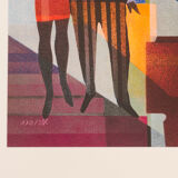 Club Night, Screen Printing on thick Paper, 97 x 81 cm