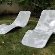 Pair of Zublena deckchairs