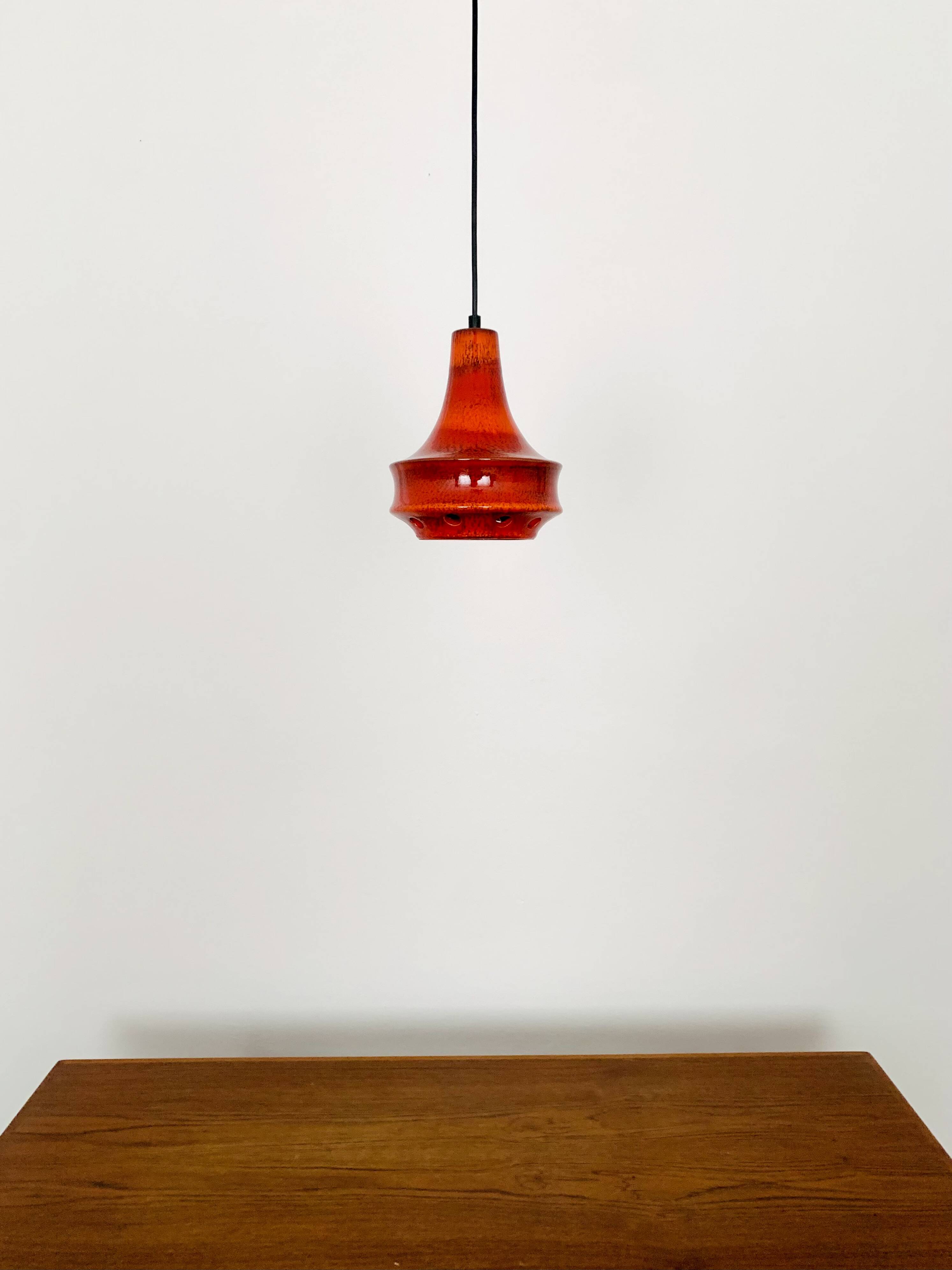 Set of 4 Ceramic Pendant Lamps