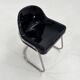 Orix Black Chair by Vittorio Parigi and Nani Prina for Molteni, 1970