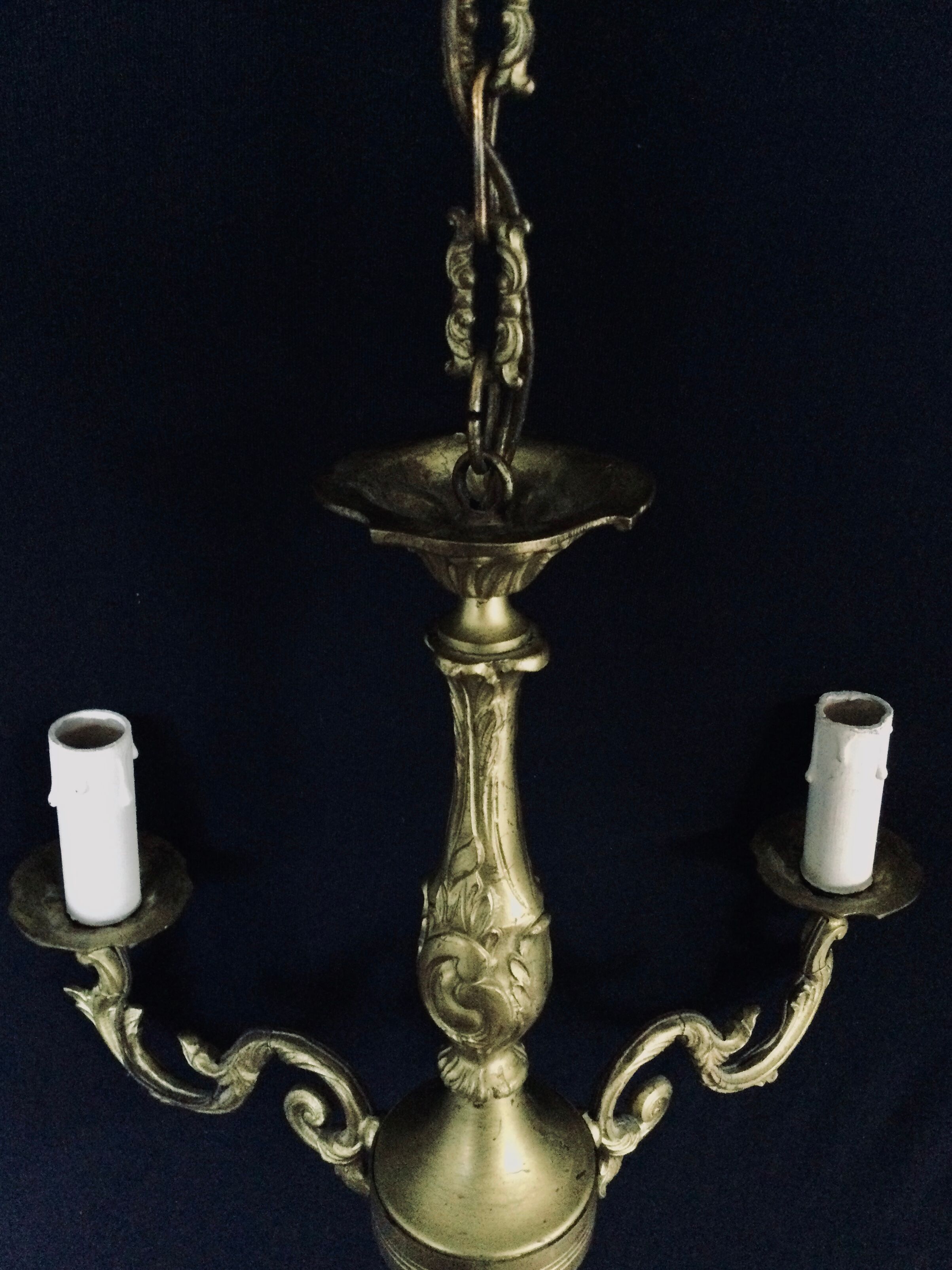 Bronze chandelier 3 lights