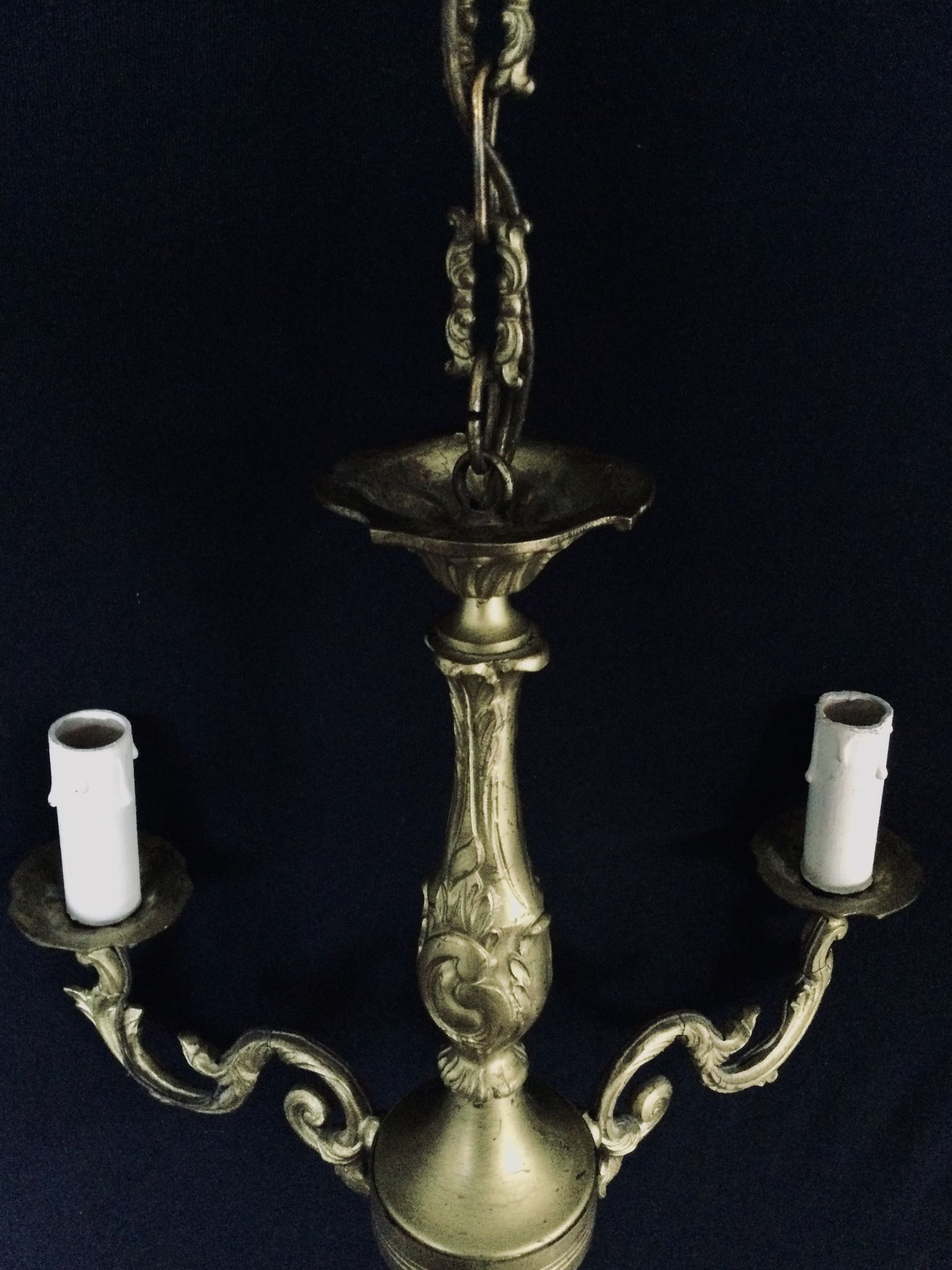 Bronze chandelier 3 lights