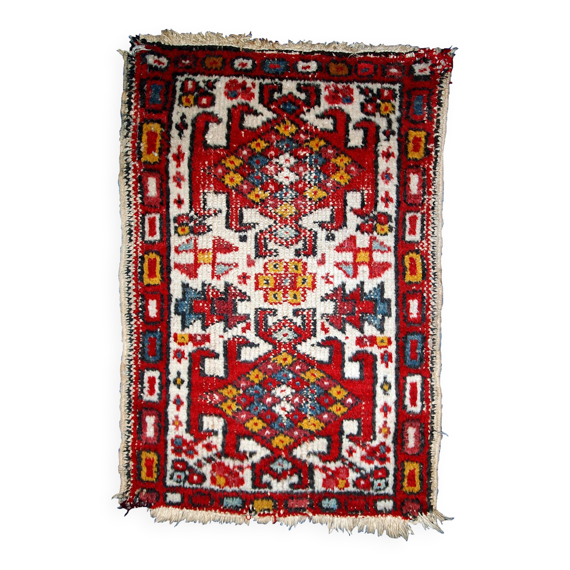 Tapis Vintage Hamadan en Laine, Années 1970, Élégance du Moyen-Orient