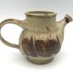 Pichet, porcelain stoneware pitcher, artistic decor, blanot pottery, signed and numbered