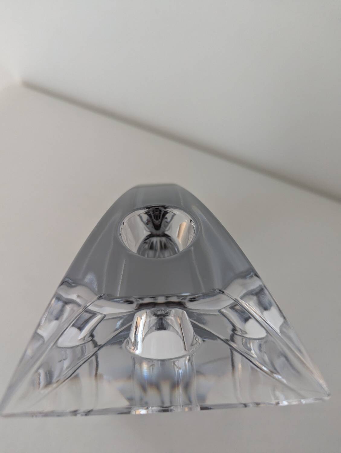 Crystal candle holder