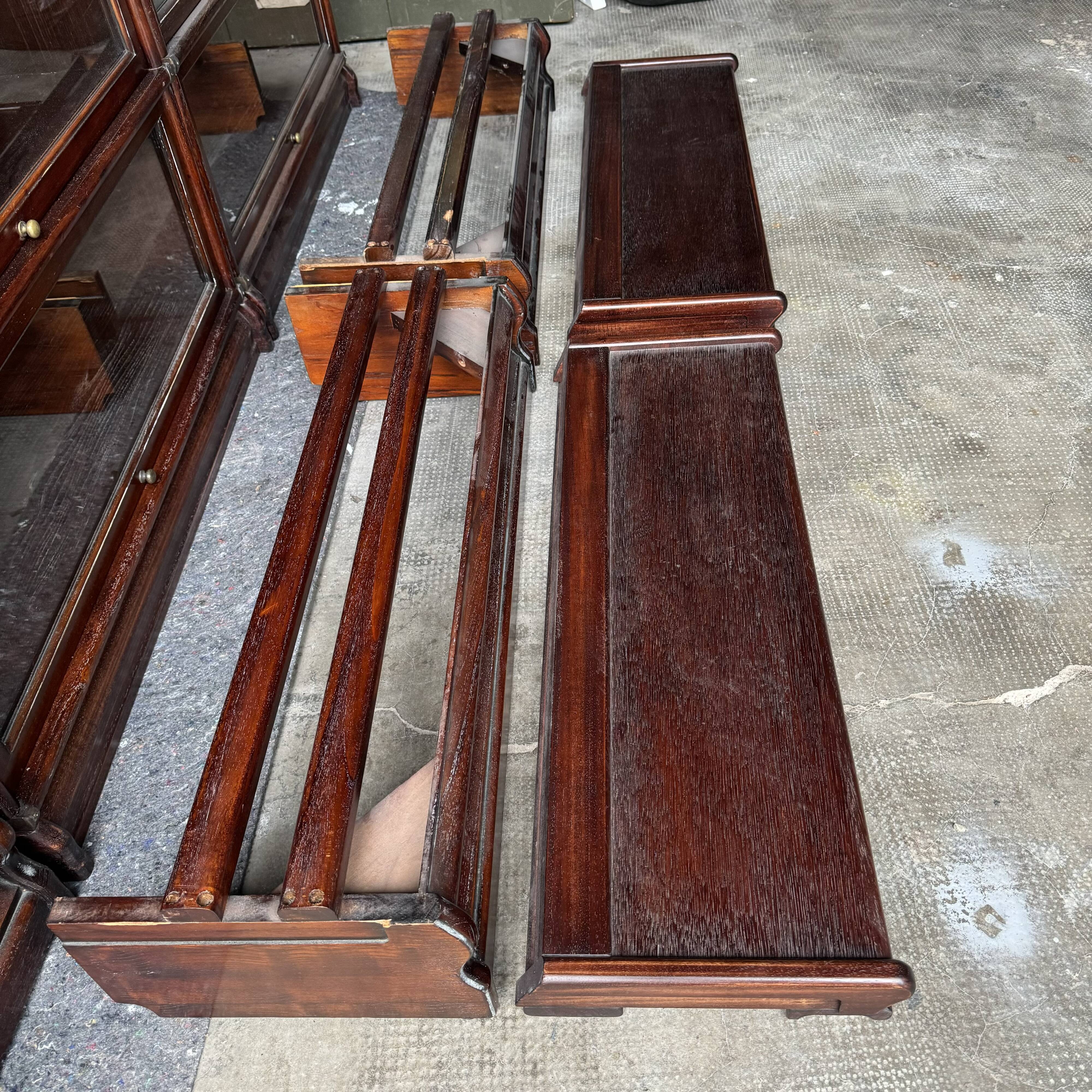 Bibliothèque 18 modules en acajou Globe Wernicke