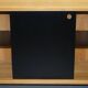 Buffet Ralph Lauren with polished slate stone and rosewood shelves.