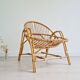 Rattan basket armchair, 1960s