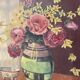 Oil painting flowers 1900