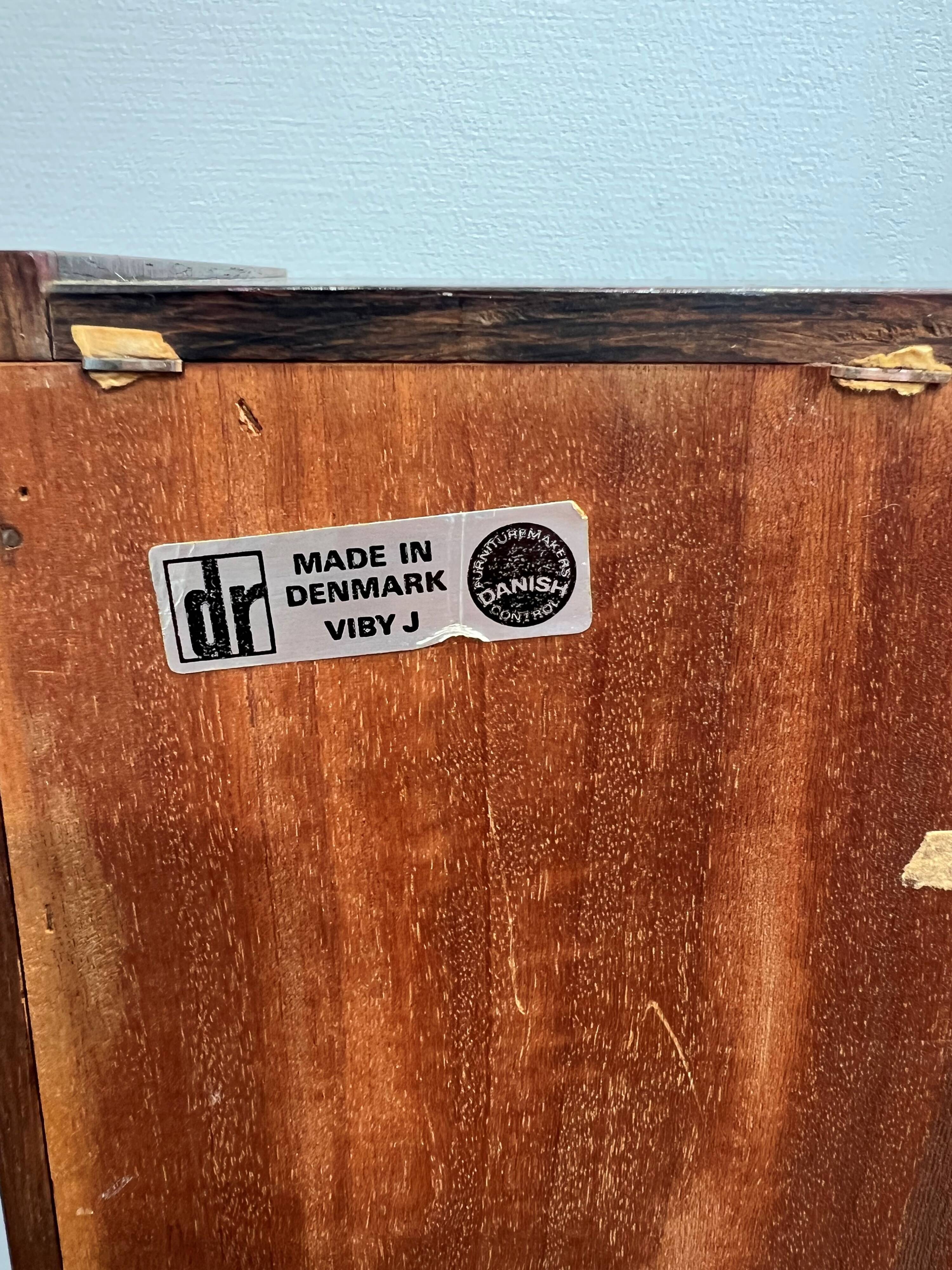 Scandinavian bookshelf in rosewood by Dammand & Rasmussen