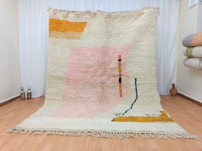 Handmade wool rug size 150 x 250 cm