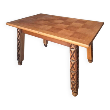 Wooden coffee table