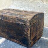 Old small wooden trunk