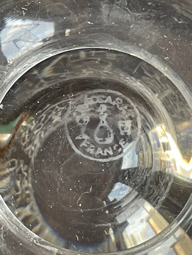 Baccarat vase Michelangelo stamped