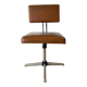 Vintage industrial office chair in skaï