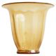 Cracked glass vase in gold by Andries Dirk Copier for Glasfabriek Leerdam