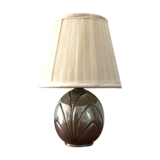 Art Deco pewter lamp by René Delavan