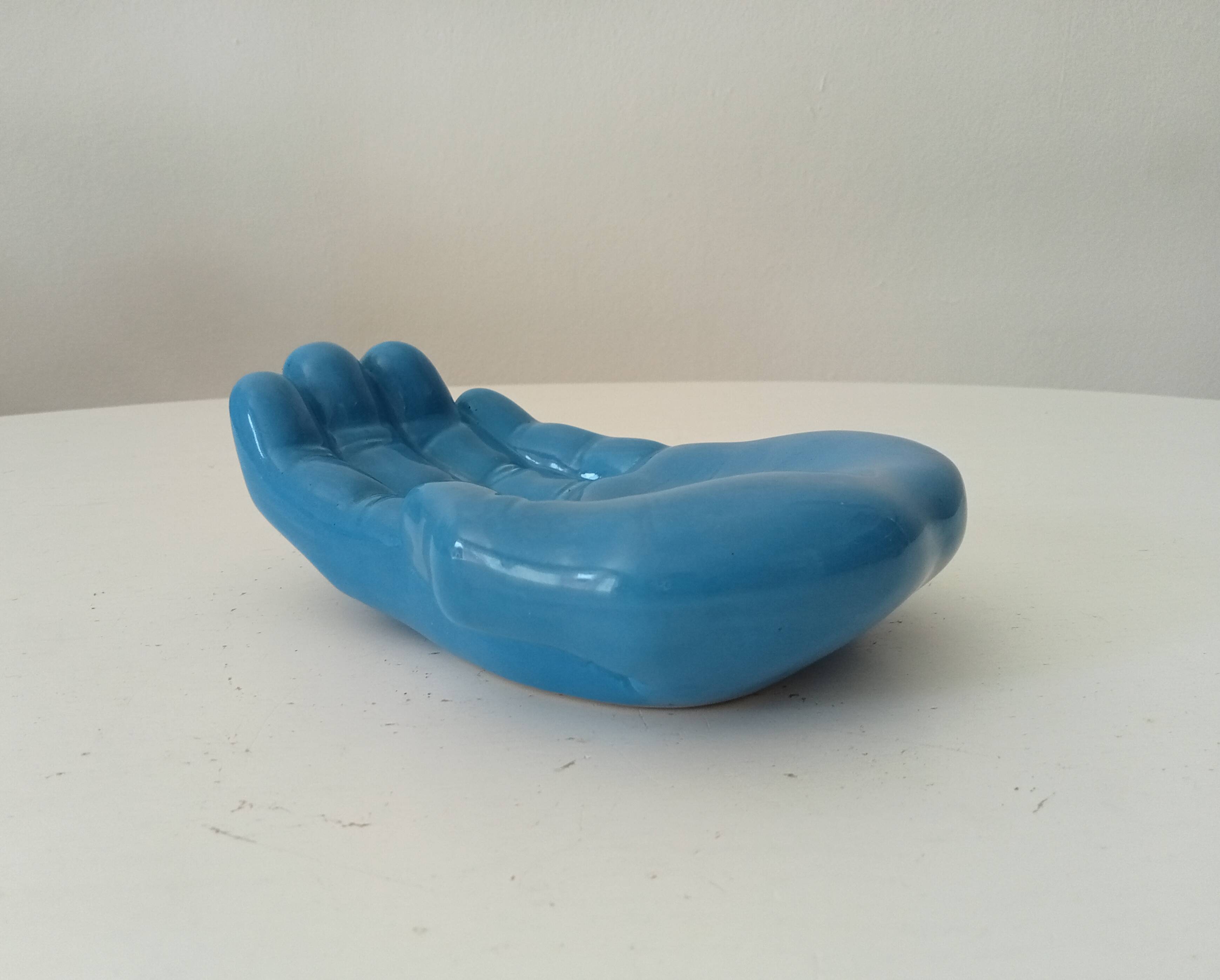 Vintage ceramic "Hand" empty pocket from the 80s