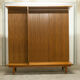 Danish Scandinavian wardrobe signed Sven Ellekaer 1960 3 doors 2 drawers with mounting plan