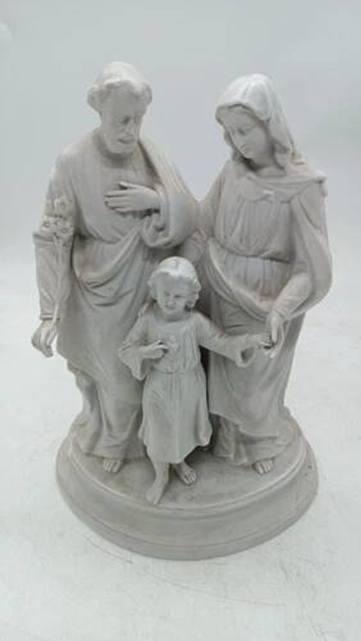 Holy Family in Biscuit Porcelain Firsts 900