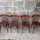 Chaises bistrot Luterma, set de 4
