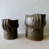 Lot of 2 pitchers in sandstone