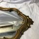 Miroir bois doré vintage 40x70cm